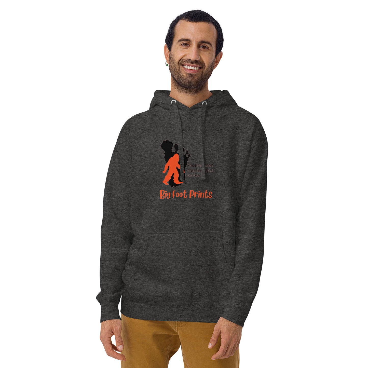 Big feet big foot prints Unisex Hoodie