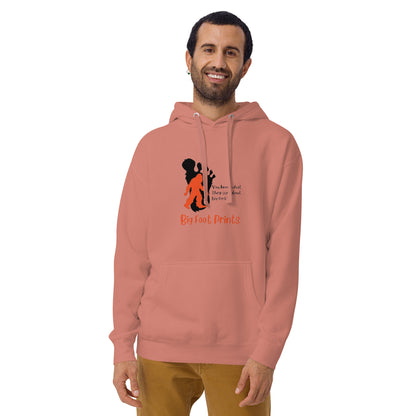Big feet big foot prints Unisex Hoodie