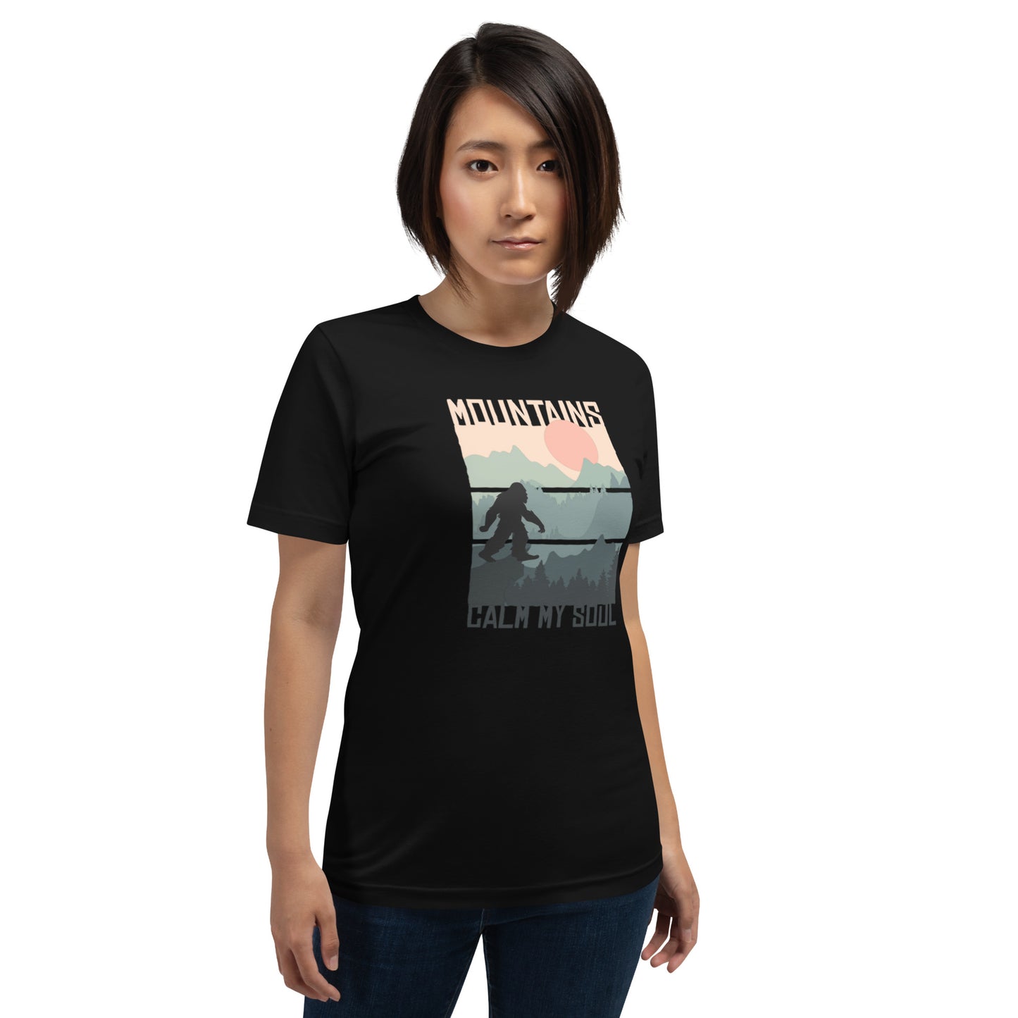 Mountains Calm My Soul Unisex t-shirt