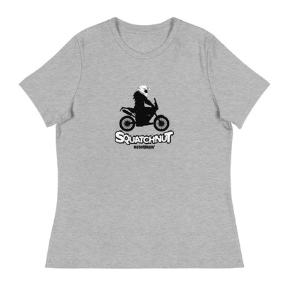 Biking Squatchnut Women's Relaxed T-Shirt
